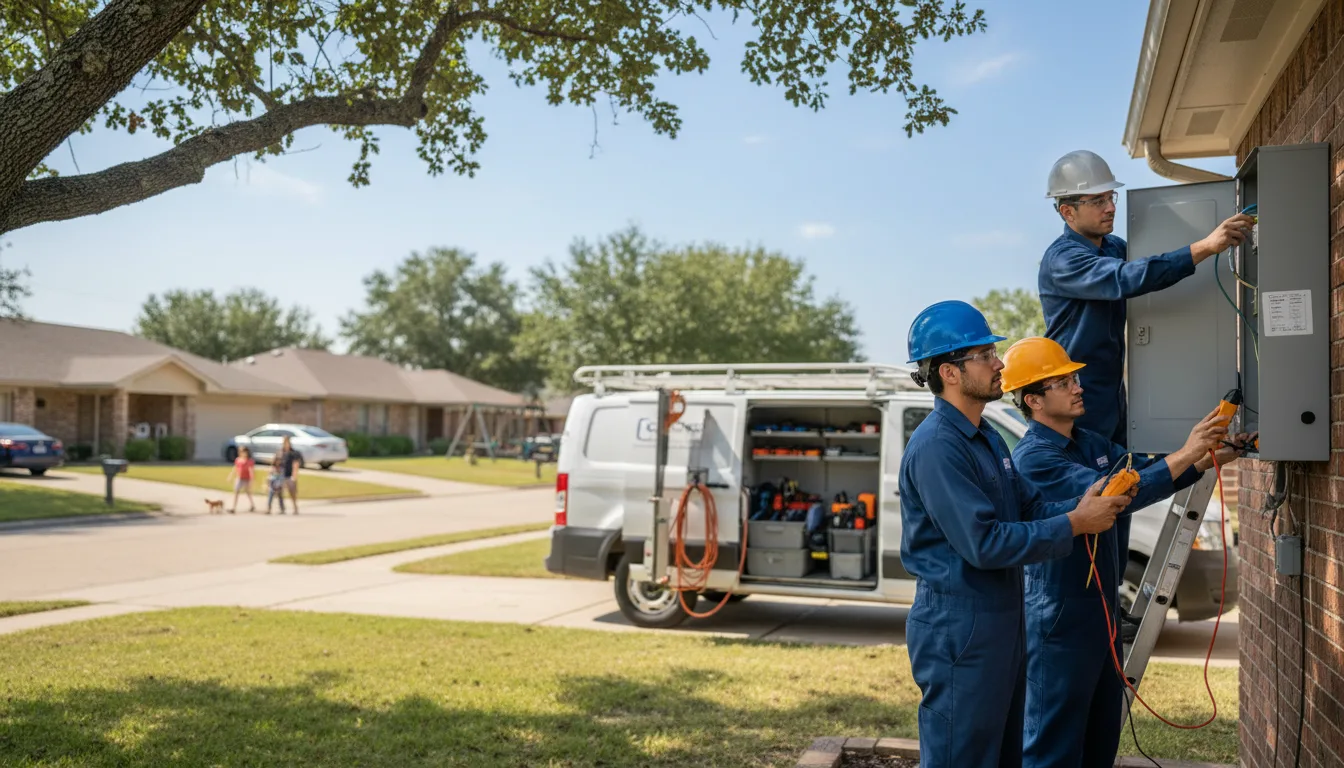 Certified electrician providing emergency electrical services in Bellevue, NE